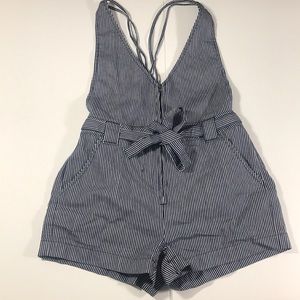 Windsor Fashion Stripe Out Romper